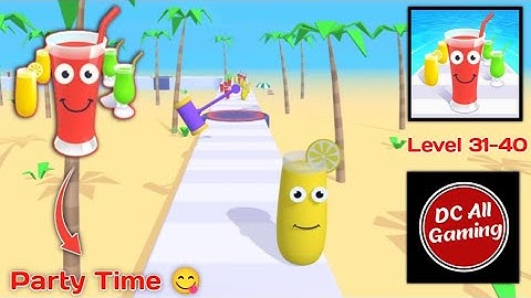 Juice Run Gameplay Level 31-40 • All Levels Full Screen Gameplay For (Android, iOS)