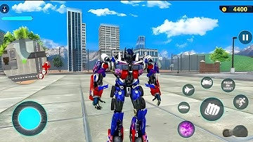 Optimus Prime Multiple Transformation Jet Robot Car Game 2020 - #3 Android Gameplay