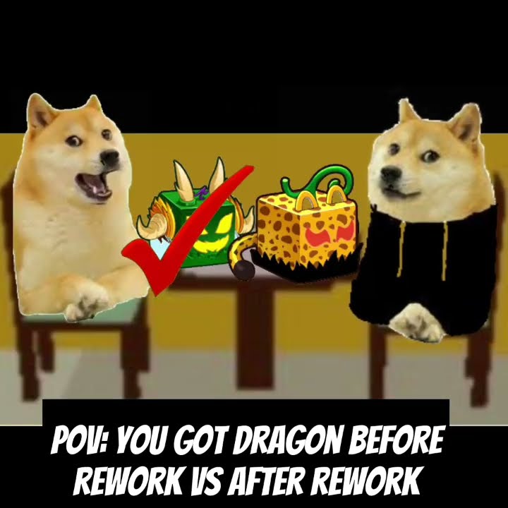 dragon before rework vs after rework || roblox blox fruit || #shorts # ...