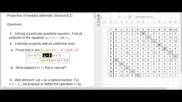Properties of Modular Arithmetic (Examples, Part 2)
