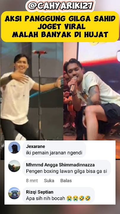 Joget Viral Gilga Sahid, Banyak di Hujat #gilgasahid #happyasmara  #dumes #nemen