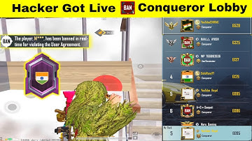 🔥Hacker Got Live Ban in Conqueror Lobby | Bgmi C3S7 Solo Conqueror Rank Push Tips&Tricks