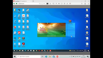 Aadhaar software v103-1 converted to v129-3 successfully synced on anydesk.all functions working