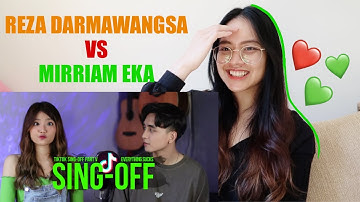 SING OFF TIKTOK SONGS PART V | Reza Darmawangsa vs Mirriam Eka | REACTION