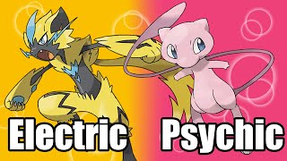 Organizing Mythical Pokemon By Type