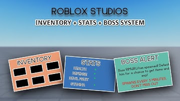 How to make a level + boss +  inventory system that saves in roblox studios [Kiriva- Level SystemV3]