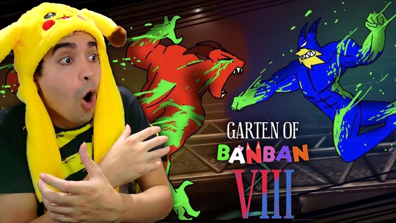 La ANIMACION más DIVERTIDA de GARTEN of BANBAN 8! 🍓💧 REACCION