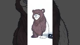 Bear Coloring Pages Exploring the Wild #coloringpages #coloringfun #fun #bear #art