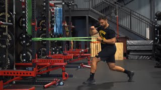 Ipsilateral Explosive Band Row