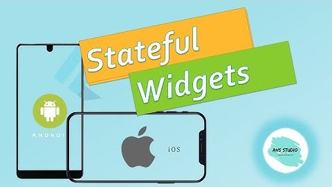 Stateful Widget in flutter
