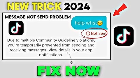 Tiktok message not sending & receiving problem (NEW TRICK 2024) Fix In 5 Minutes