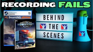 Recording Fails BeamNg, iRacing & American Truck Simulator