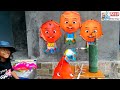 MEMBUAT BALON BISA TERBANG SENDIRI, BALON KARAKTER UPIN & IPIN - BABY SHARK DANCE SONG