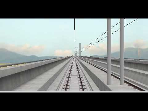 [BVE2] SP1900 train works on Lok Ma Chau Spur Line -2