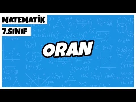 7. Sınıf Matematik - Oran | 2022