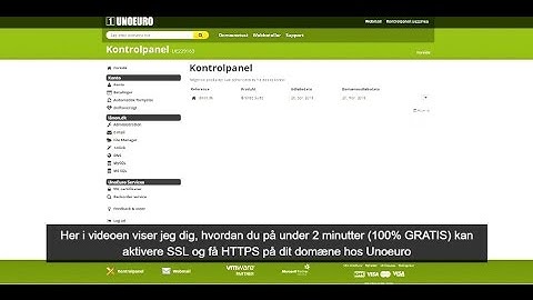 Aktivering af HTTPs SSL Hos Simply.com (tidligere UnoEuro) + RABATKODE
