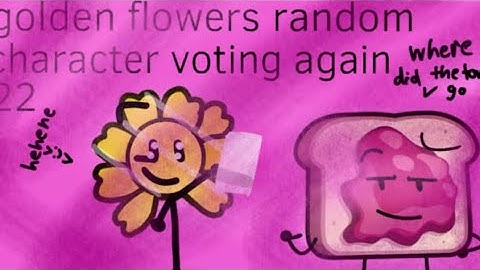 Golden Flowers Random Character Voting Again 22