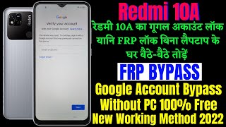 Redmi 10A Frp Bypass MIUI 12.5 Update || Google Account Bypass Without PC 100% Free