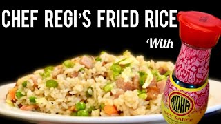 Garlic Fried Rice with Spam Bacon and Aloha Shoyu!
