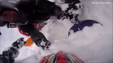 B.C. man buried in avalanche captures event and rescue on camera