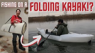 Can I fish on a folding kayak?! (by Tucktec)