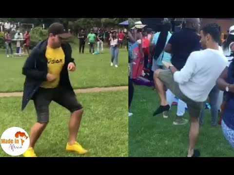 The White guys of South Africa Crazy Dance Moves politics is