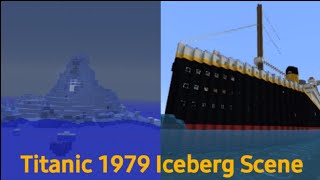 Titanic strikes an Iceberg 1979 scene