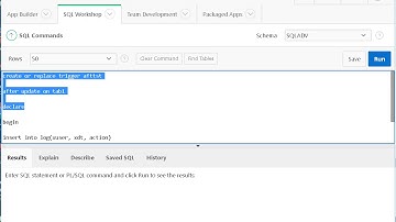 Урок 36. PL SQL. Триггеры уровня события