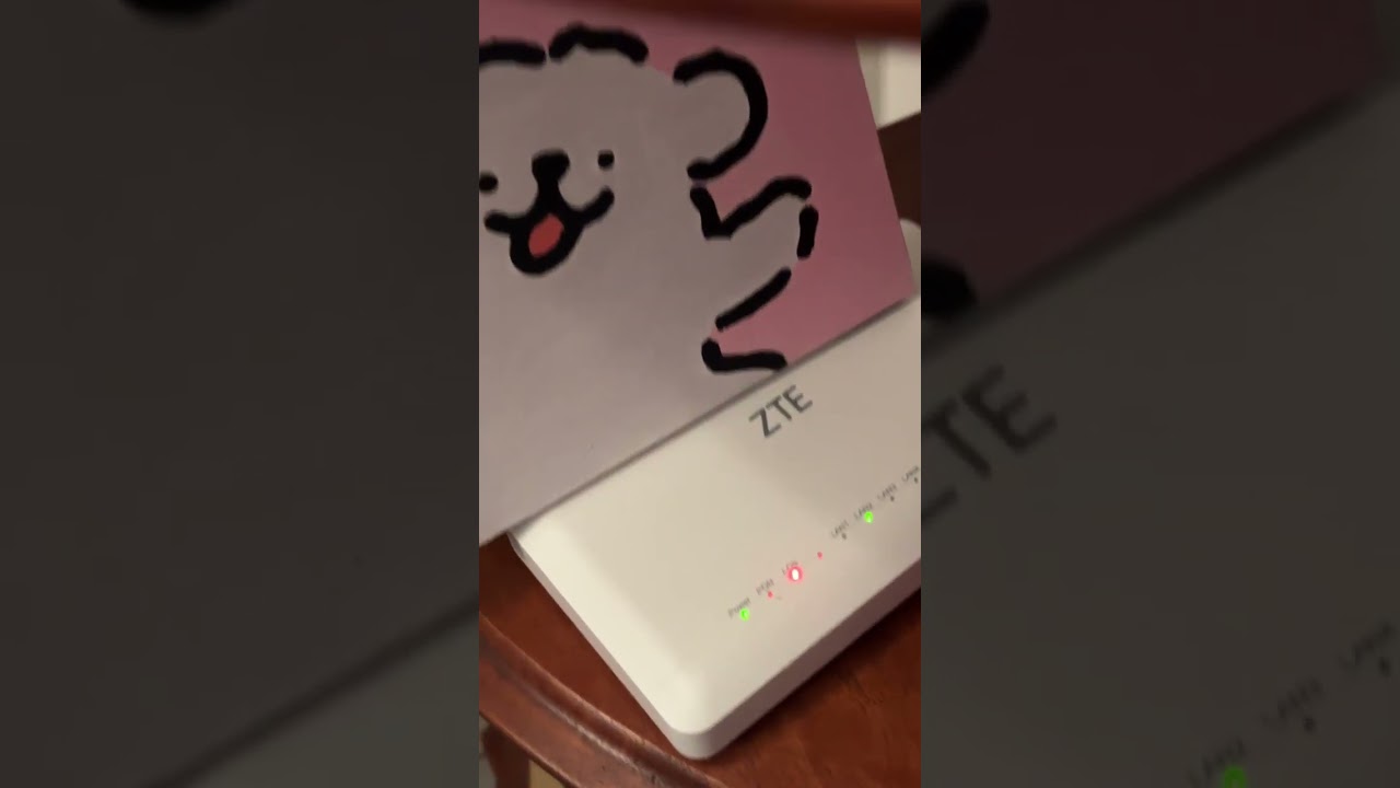 UNIFI Modem LOS red light Blinking