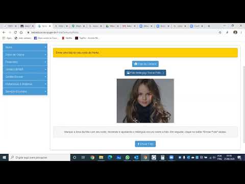 Como inserir Foto na Secretaria Escolar Digital para aprovação Carteirinha do Aluno
