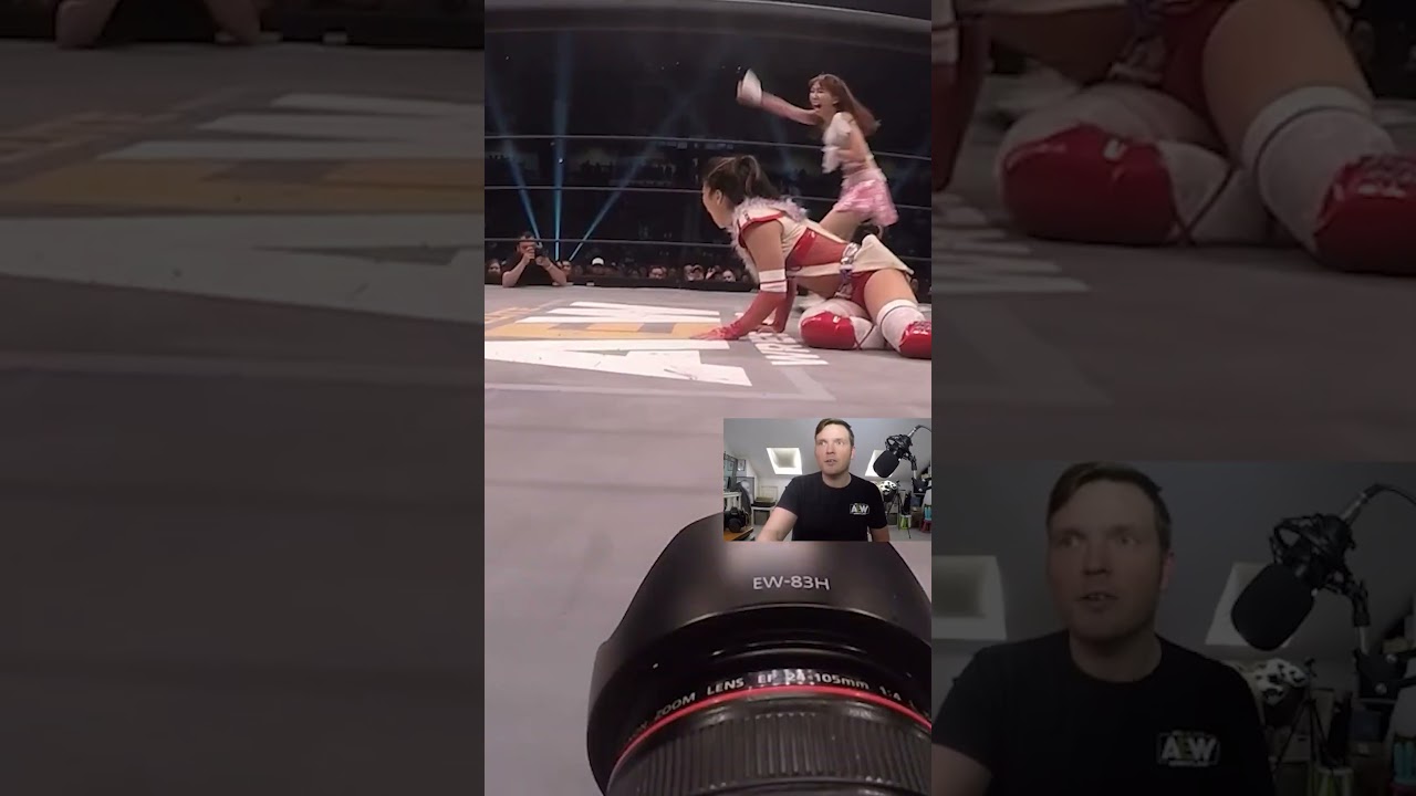 HOW TO SHOOT RINGSIDE - AEW RIHO V SHIDA  