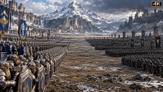The Dwarves of Erebor and the warriors of Dale face off against the army of Gundabad![4K]