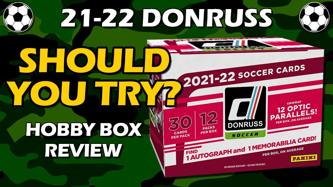 SHOULD you TRY? 2021-22 Panini Donruss RTQ Hobby Box Soccer Review 