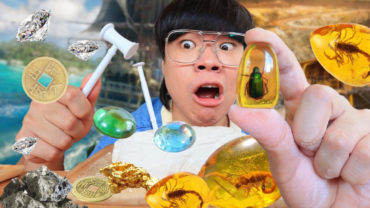 กล่องสุ่มขุดสมบัติจากโจรสลัด VS เหมืองแร่!!