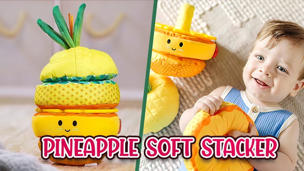 Melissa & Doug Pineapple Soft Stacker