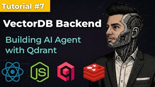 Building AI Agent with Qdrant | Node.js + OpenAI + VectorDB |  VectorDB Backend– Tutorial #7