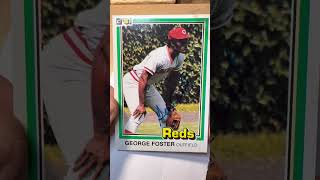 George Foster #cincinnatireds #baseball #mlbplayers #baseballcards #mlb #mlbcards #sportscards #ttm