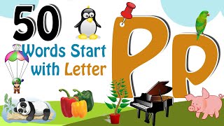 List of Words That Start With Letter 'P' For Children