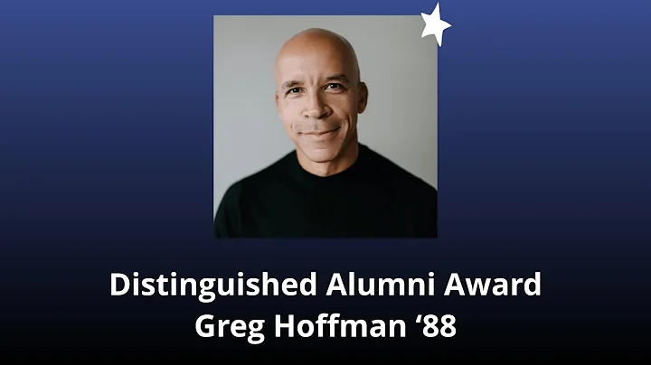 Alumni Awards 2024: Distinguished Alumni Award: Greg Hoffman (1998)