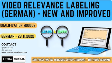 VIDEO RELEVANCE LABELING GERMAN - NEW AND IMPROVED MUSIC | UHRS QUALIFICATION VIDEO | NO VOICE
