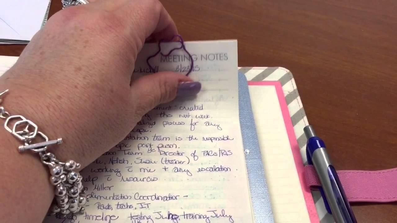 Kikki K Work Planner Walk-thru