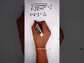 Nice square root maths Olympiad #maths #tricksandsolutions #shortsfeed #mathstricks #squareroot