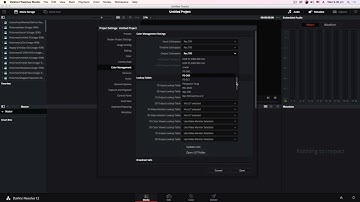 DAVINCI RESOLVE  12 PROJECT SETTING TUTORIAL