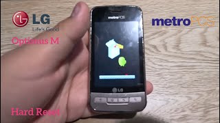Hard Reset - LG Optimus M
