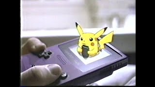 Pokémon Red & Blue Game Boy Color Link Cable TV Commercial - GBC - 1999