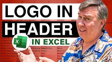 Excel - Learn How to Add a Custom Logo to Your Excel Header - Episode 860