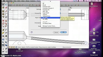 Printing the CO2 Car In Sketchup