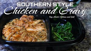 Southern Smothered Chicken and Gravy | Tasty and Delicious