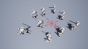 Unreal Engine Action RPG with GAS  #22 - 8 Way Movement Animation Blendspace for Melee Combat