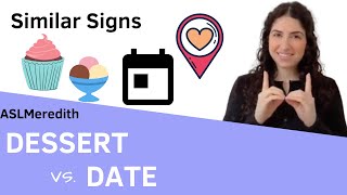 Learn to sign: DATE and DESSERT in American Sign Language by ASLMeredith 11,224 views 2 years ago 2 minutes, 26 seconds